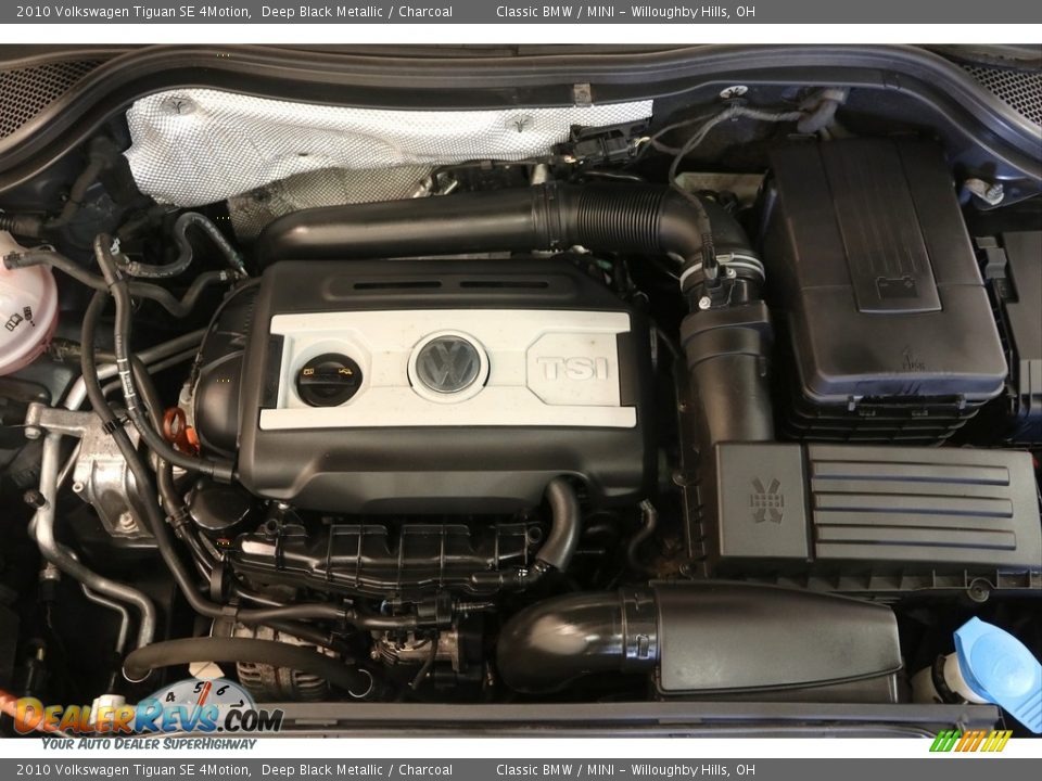 2010 Volkswagen Tiguan SE 4Motion Deep Black Metallic / Charcoal Photo #21