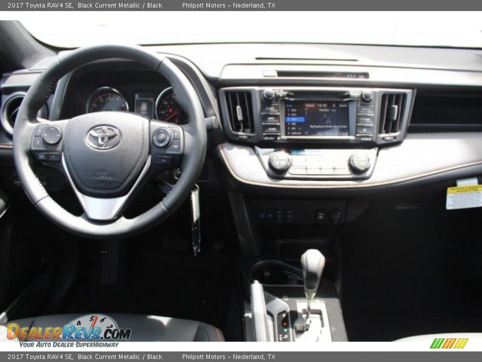 2017 Toyota RAV4 SE Black Current Metallic / Black Photo #25