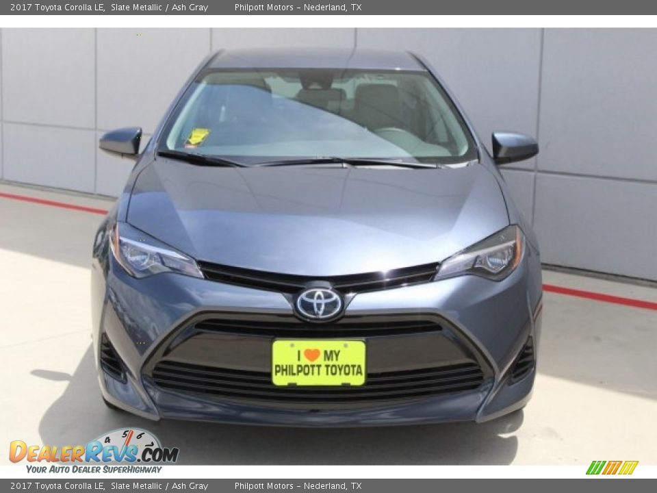 2017 Toyota Corolla LE Slate Metallic / Ash Gray Photo #2