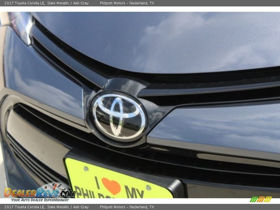2017 Toyota Corolla LE Slate Metallic / Ash Gray Photo #3