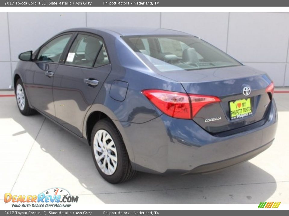 2017 Toyota Corolla LE Slate Metallic / Ash Gray Photo #6