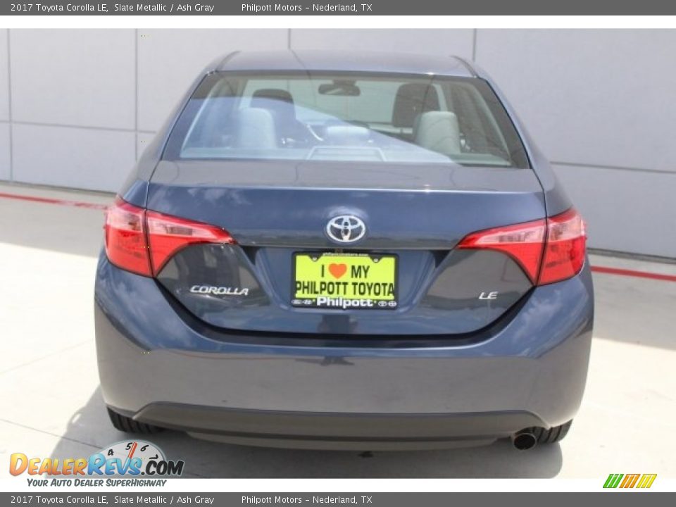 2017 Toyota Corolla LE Slate Metallic / Ash Gray Photo #7
