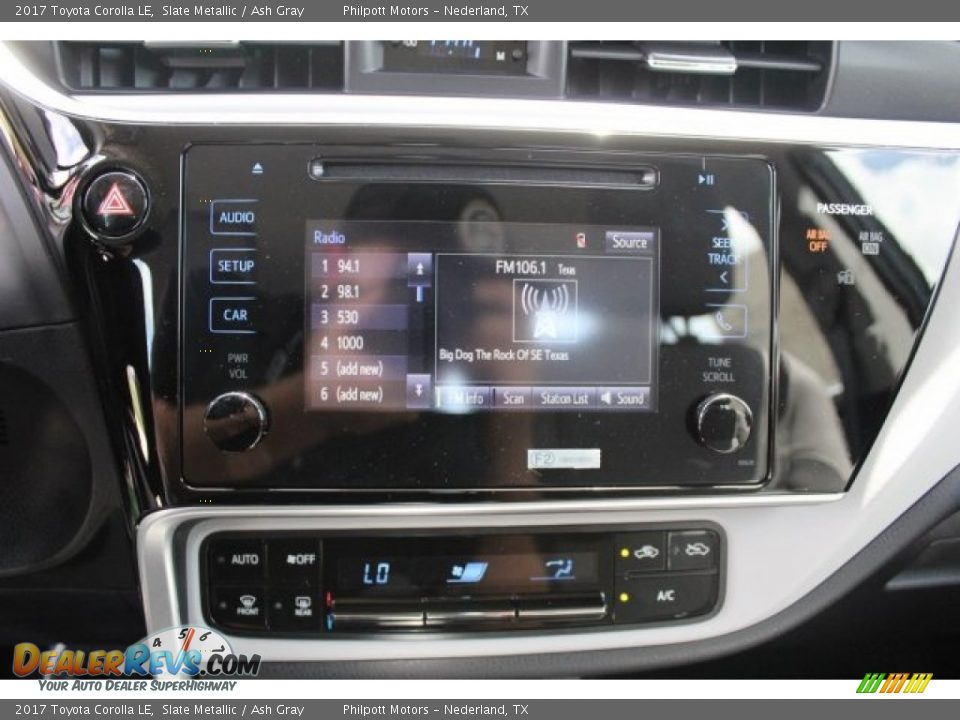 2017 Toyota Corolla LE Slate Metallic / Ash Gray Photo #12