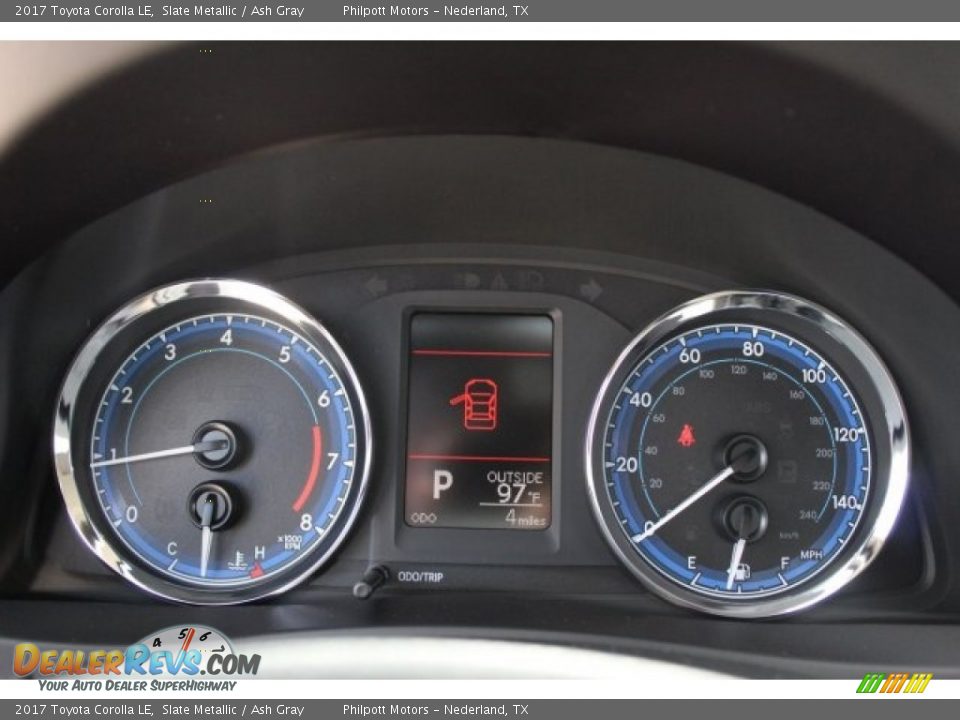 2017 Toyota Corolla LE Slate Metallic / Ash Gray Photo #16