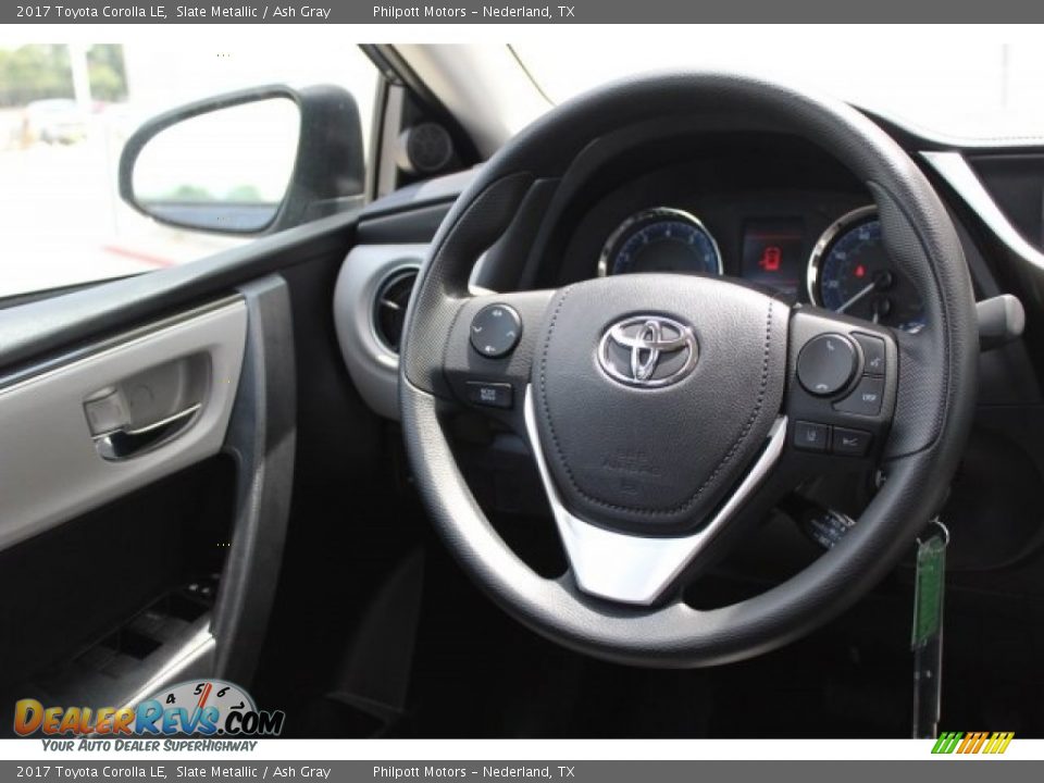 2017 Toyota Corolla LE Slate Metallic / Ash Gray Photo #20