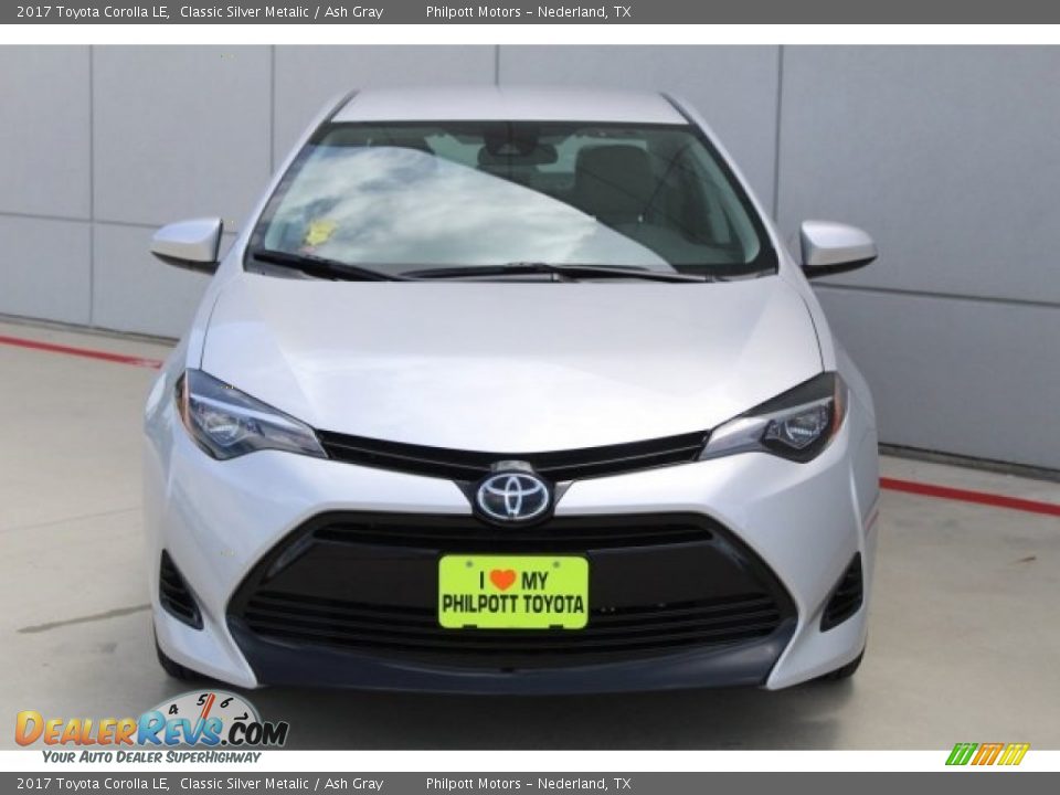 2017 Toyota Corolla LE Classic Silver Metalic / Ash Gray Photo #2