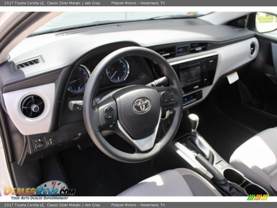 2017 Toyota Corolla LE Classic Silver Metalic / Ash Gray Photo #9