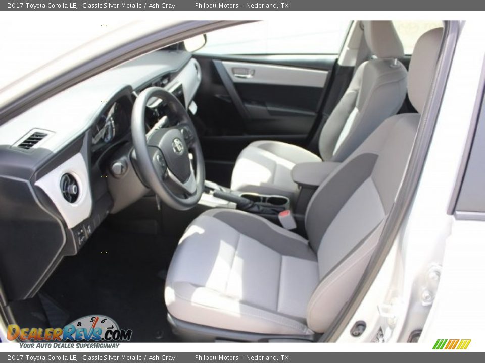 2017 Toyota Corolla LE Classic Silver Metalic / Ash Gray Photo #10