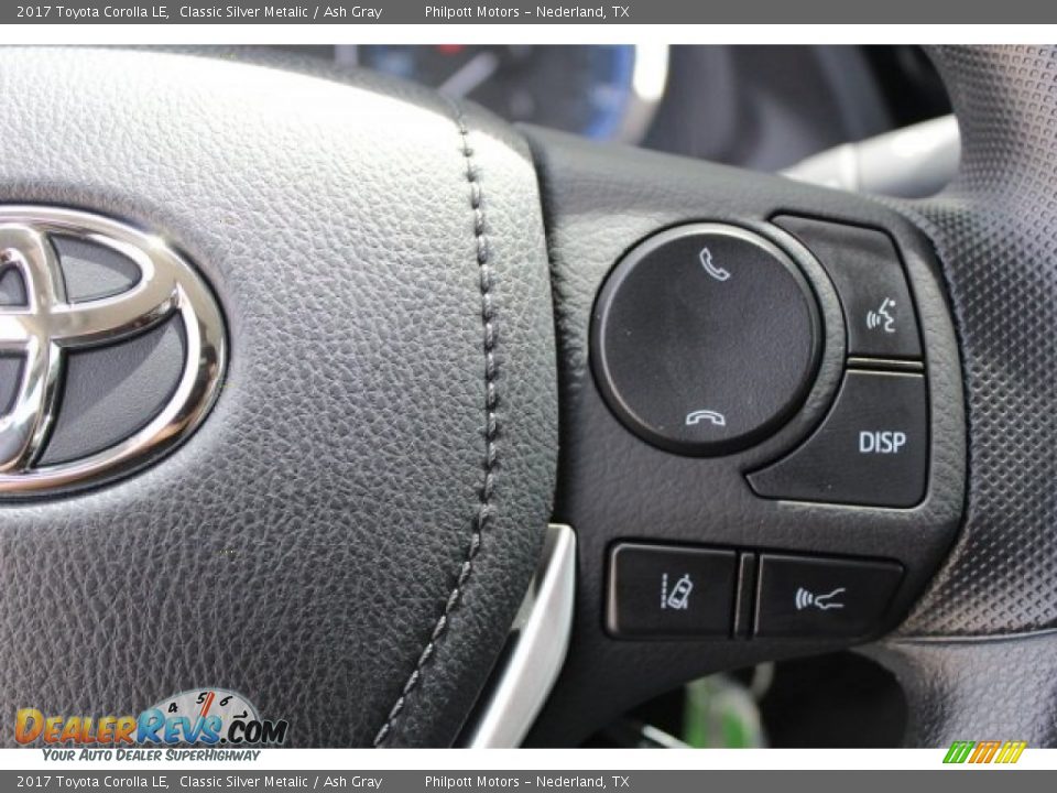 2017 Toyota Corolla LE Classic Silver Metalic / Ash Gray Photo #15