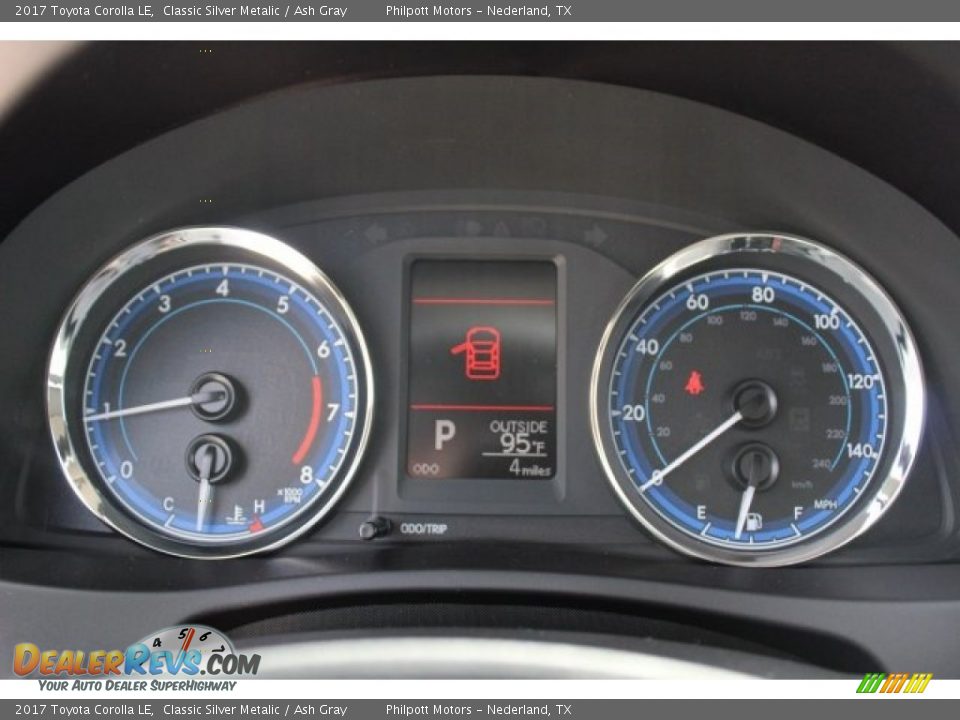 2017 Toyota Corolla LE Classic Silver Metalic / Ash Gray Photo #16