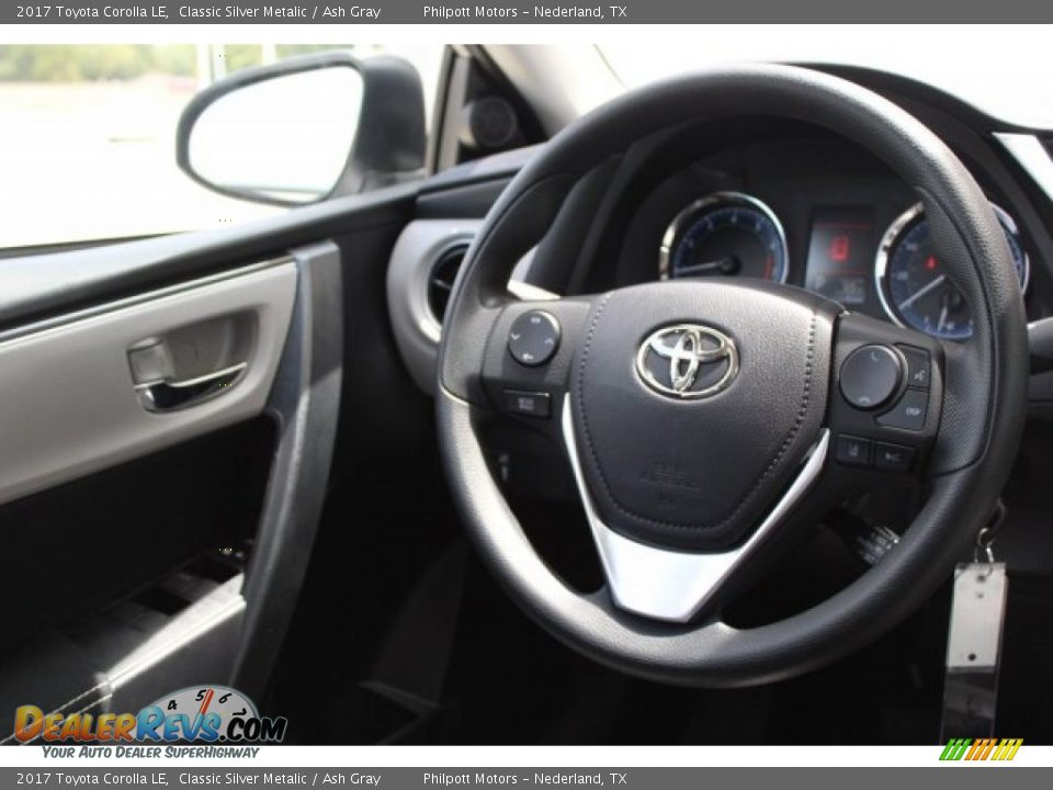 2017 Toyota Corolla LE Classic Silver Metalic / Ash Gray Photo #20