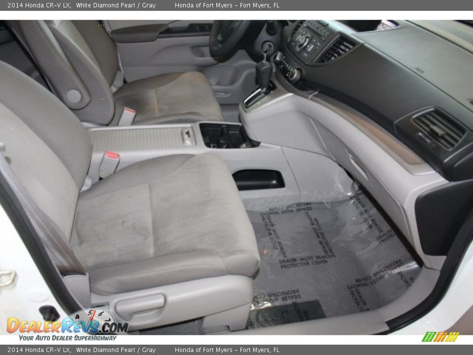 2014 Honda CR-V LX White Diamond Pearl / Gray Photo #27