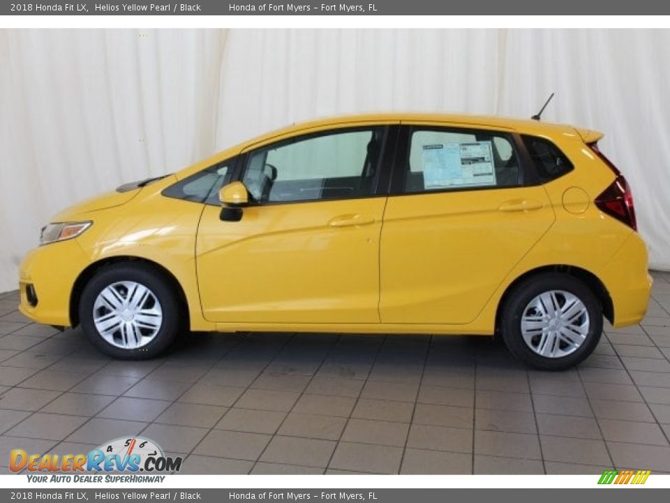 Helios Yellow Pearl 2018 Honda Fit LX Photo #5