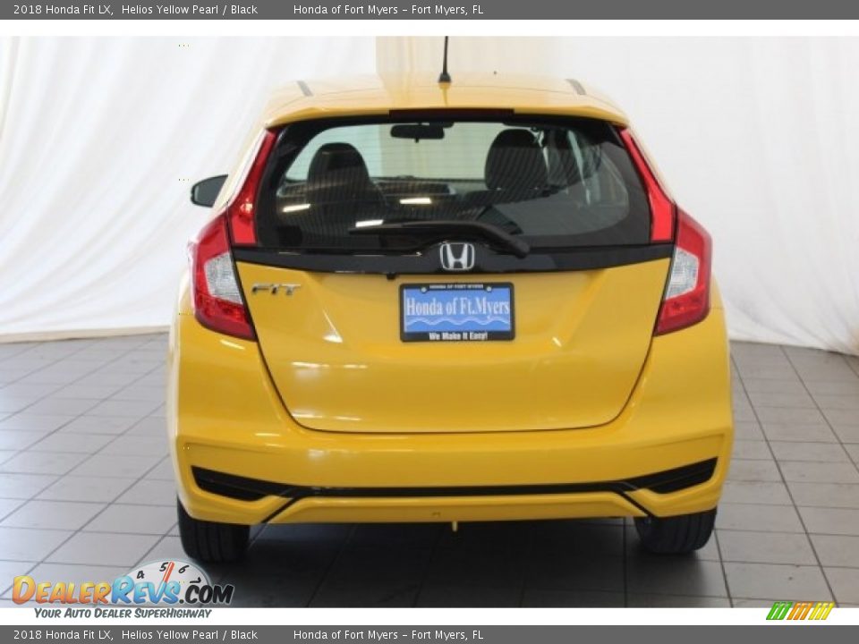 2018 Honda Fit LX Helios Yellow Pearl / Black Photo #7