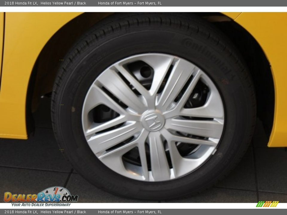 2018 Honda Fit LX Helios Yellow Pearl / Black Photo #8