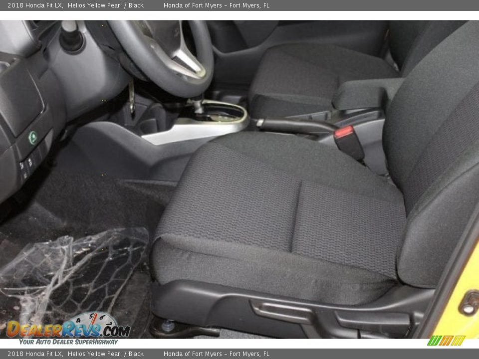 2018 Honda Fit LX Helios Yellow Pearl / Black Photo #11