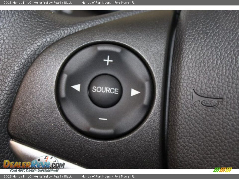 2018 Honda Fit LX Helios Yellow Pearl / Black Photo #13
