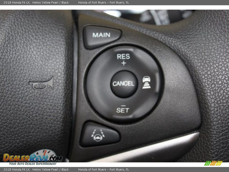 2018 Honda Fit LX Helios Yellow Pearl / Black Photo #14