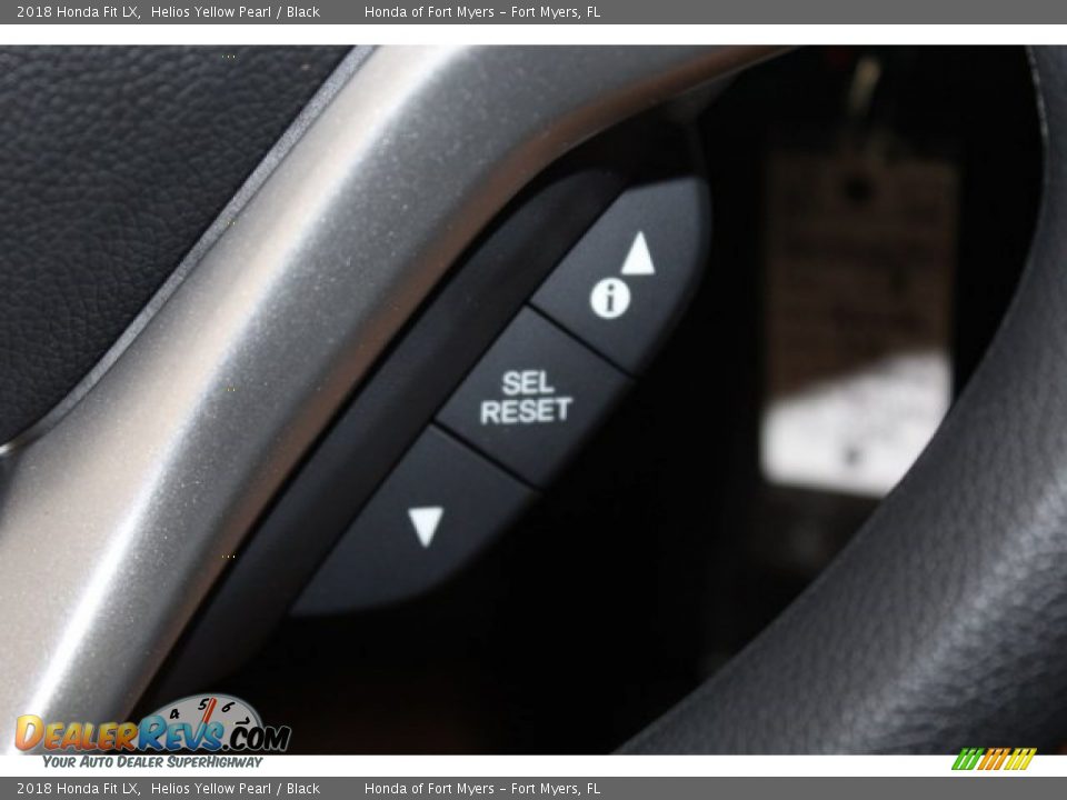 2018 Honda Fit LX Helios Yellow Pearl / Black Photo #16