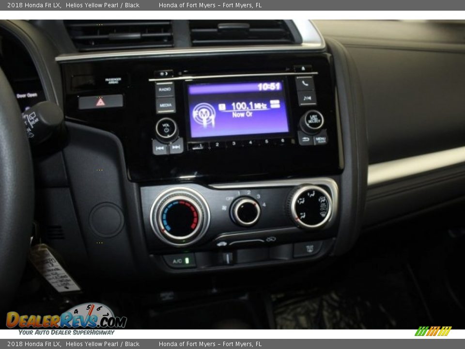 2018 Honda Fit LX Helios Yellow Pearl / Black Photo #17