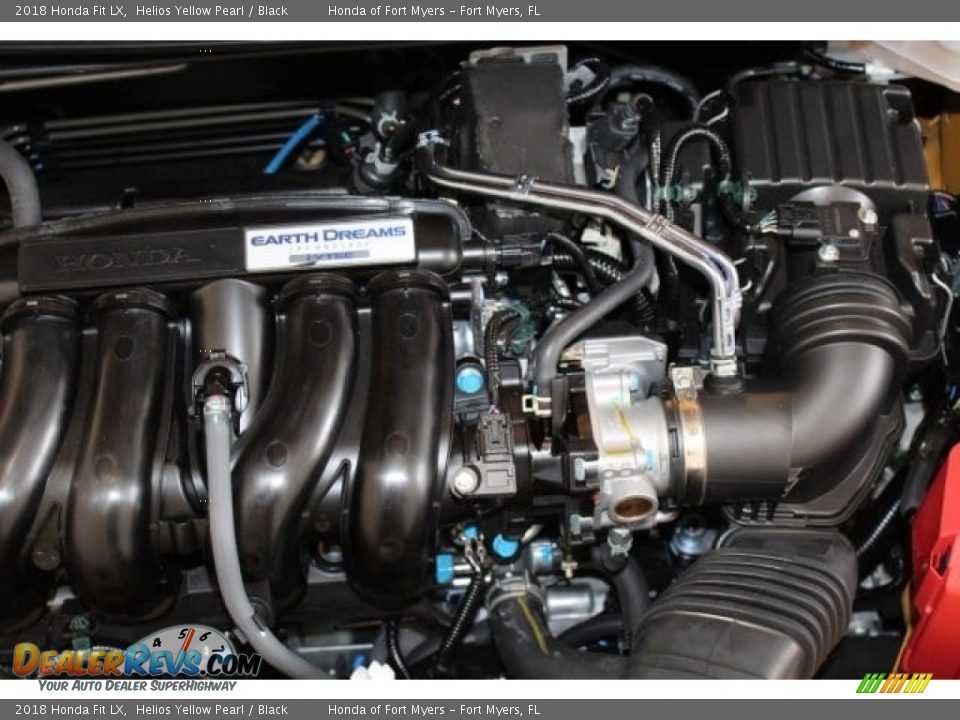 2018 Honda Fit LX Helios Yellow Pearl / Black Photo #24