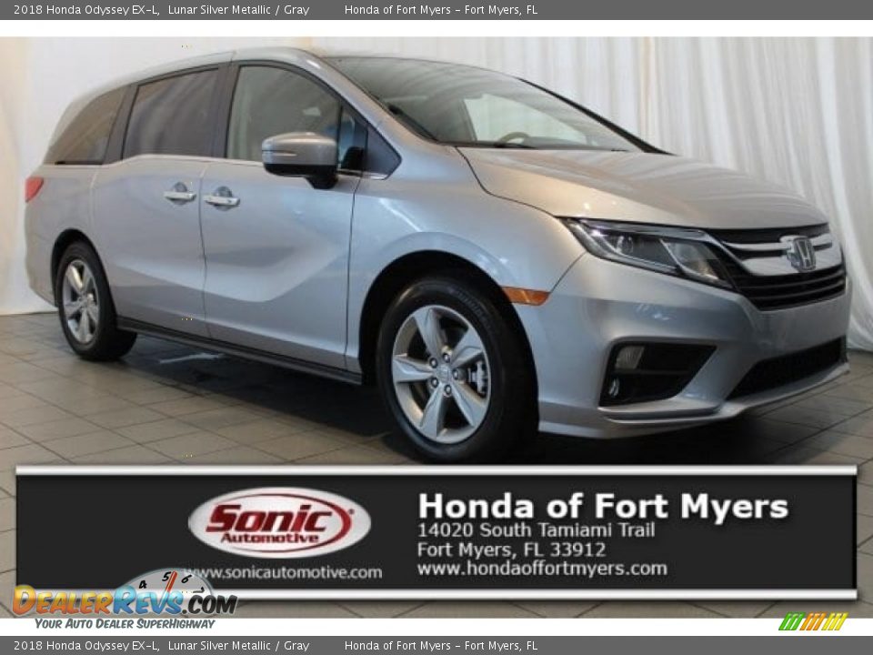 2018 Honda Odyssey EX-L Lunar Silver Metallic / Gray Photo #1