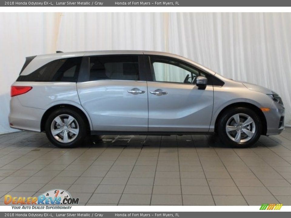 2018 Honda Odyssey EX-L Lunar Silver Metallic / Gray Photo #2