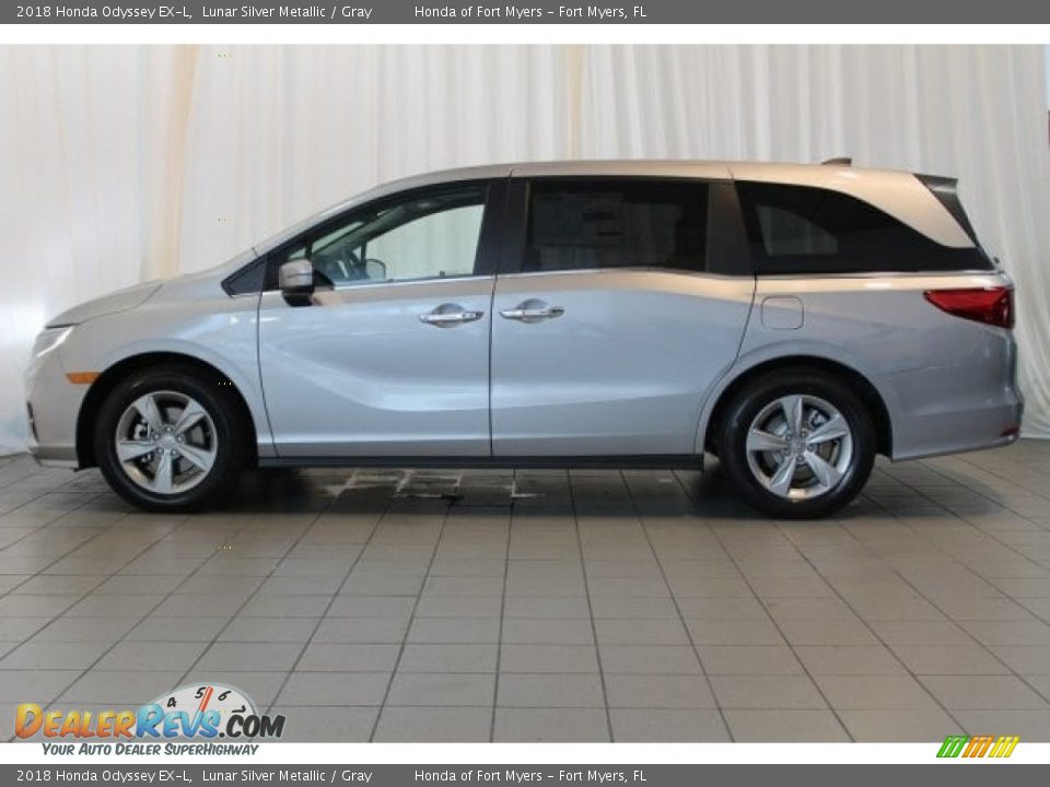 2018 Honda Odyssey EX-L Lunar Silver Metallic / Gray Photo #4