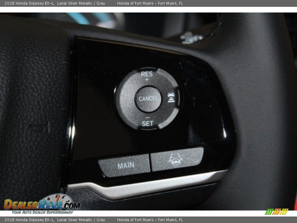 2018 Honda Odyssey EX-L Lunar Silver Metallic / Gray Photo #15