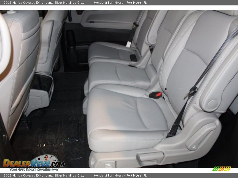 2018 Honda Odyssey EX-L Lunar Silver Metallic / Gray Photo #28