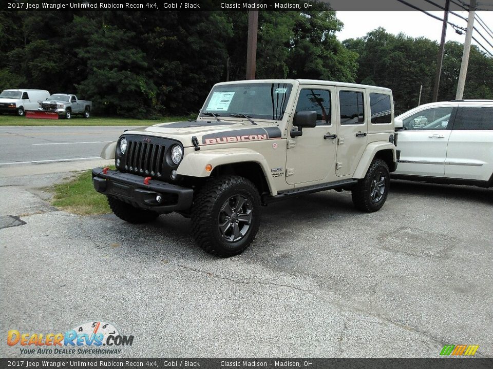 2017 Jeep Wrangler Unlimited Rubicon Recon 4x4 Gobi / Black Photo #1