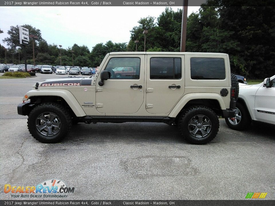 2017 Jeep Wrangler Unlimited Rubicon Recon 4x4 Gobi / Black Photo #4