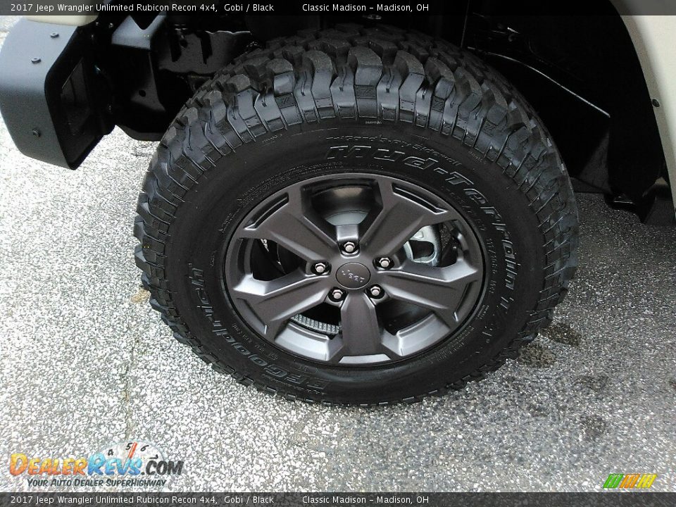 2017 Jeep Wrangler Unlimited Rubicon Recon 4x4 Gobi / Black Photo #5