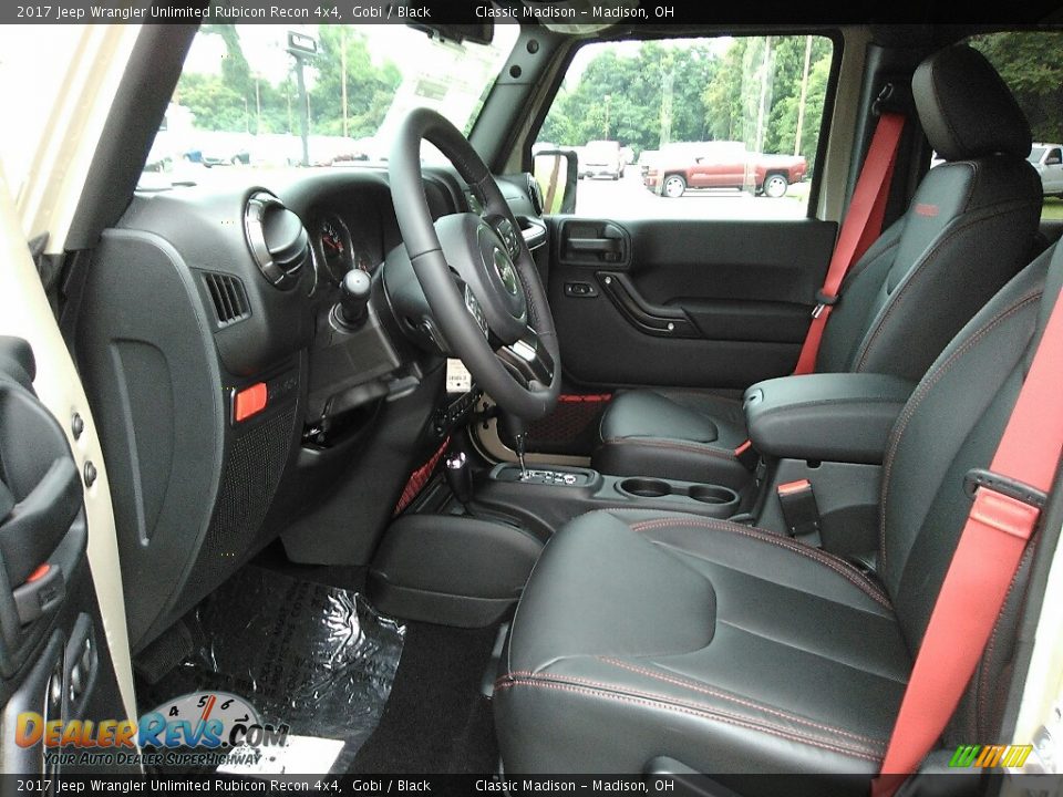 2017 Jeep Wrangler Unlimited Rubicon Recon 4x4 Gobi / Black Photo #7