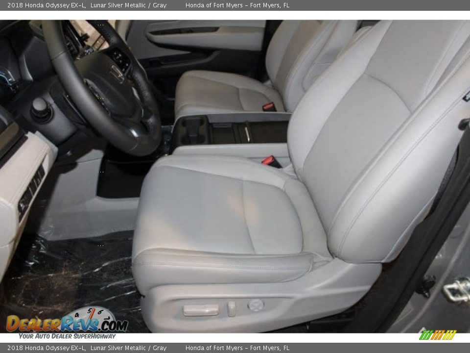 2018 Honda Odyssey EX-L Lunar Silver Metallic / Gray Photo #12