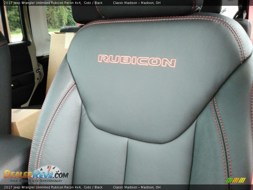 2017 Jeep Wrangler Unlimited Rubicon Recon 4x4 Gobi / Black Photo #9