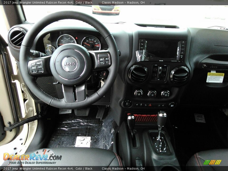 2017 Jeep Wrangler Unlimited Rubicon Recon 4x4 Gobi / Black Photo #10