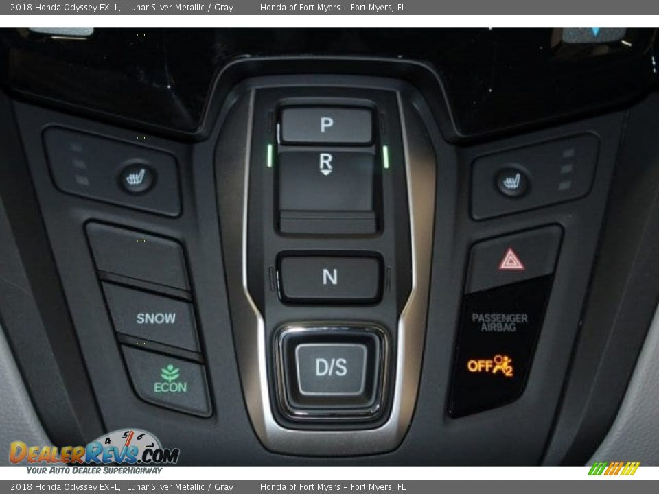 2018 Honda Odyssey EX-L Lunar Silver Metallic / Gray Photo #21
