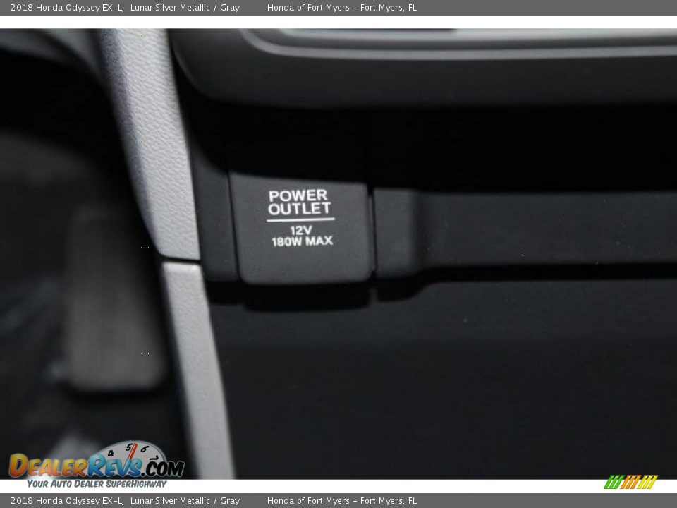 2018 Honda Odyssey EX-L Lunar Silver Metallic / Gray Photo #23