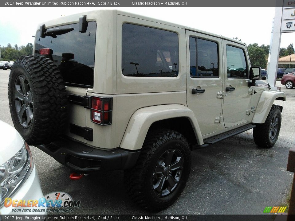 2017 Jeep Wrangler Unlimited Rubicon Recon 4x4 Gobi / Black Photo #13