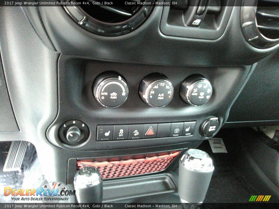 2017 Jeep Wrangler Unlimited Rubicon Recon 4x4 Gobi / Black Photo #15