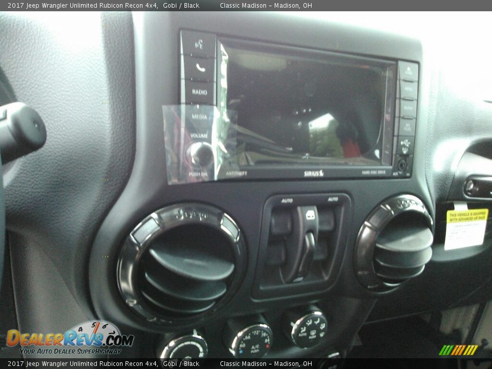 2017 Jeep Wrangler Unlimited Rubicon Recon 4x4 Gobi / Black Photo #16