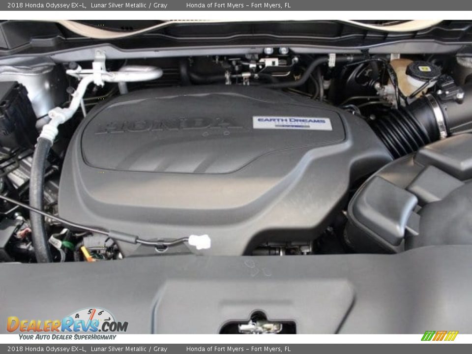 2018 Honda Odyssey EX-L Lunar Silver Metallic / Gray Photo #32