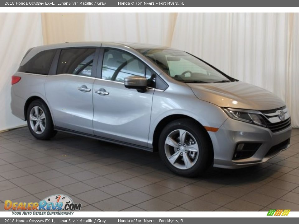 2018 Honda Odyssey EX-L Lunar Silver Metallic / Gray Photo #2