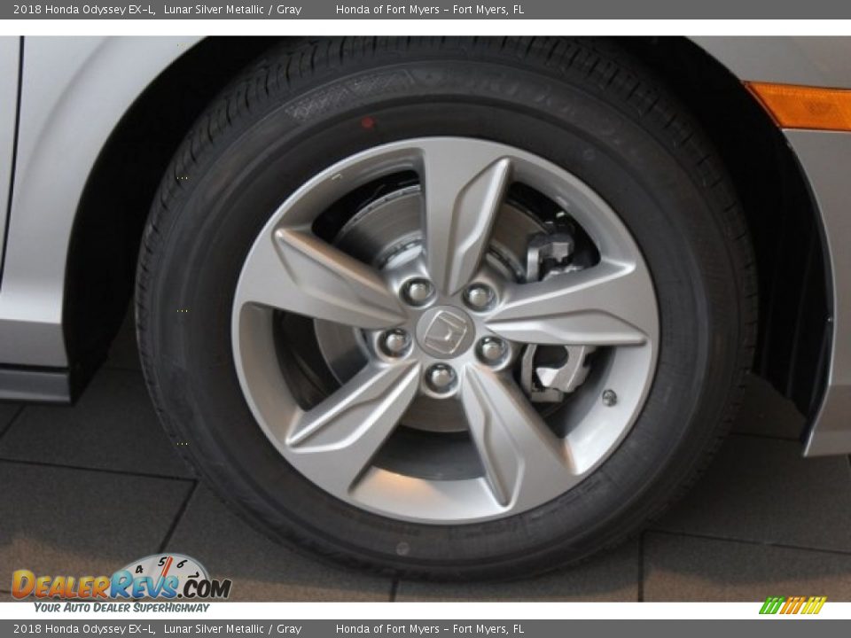 2018 Honda Odyssey EX-L Lunar Silver Metallic / Gray Photo #4