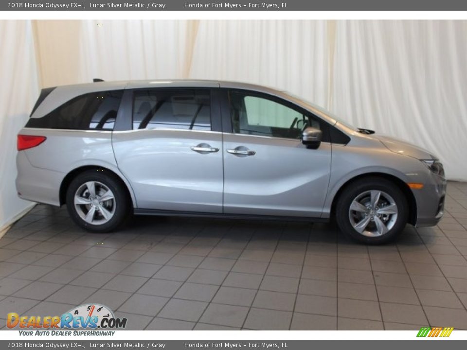 2018 Honda Odyssey EX-L Lunar Silver Metallic / Gray Photo #5