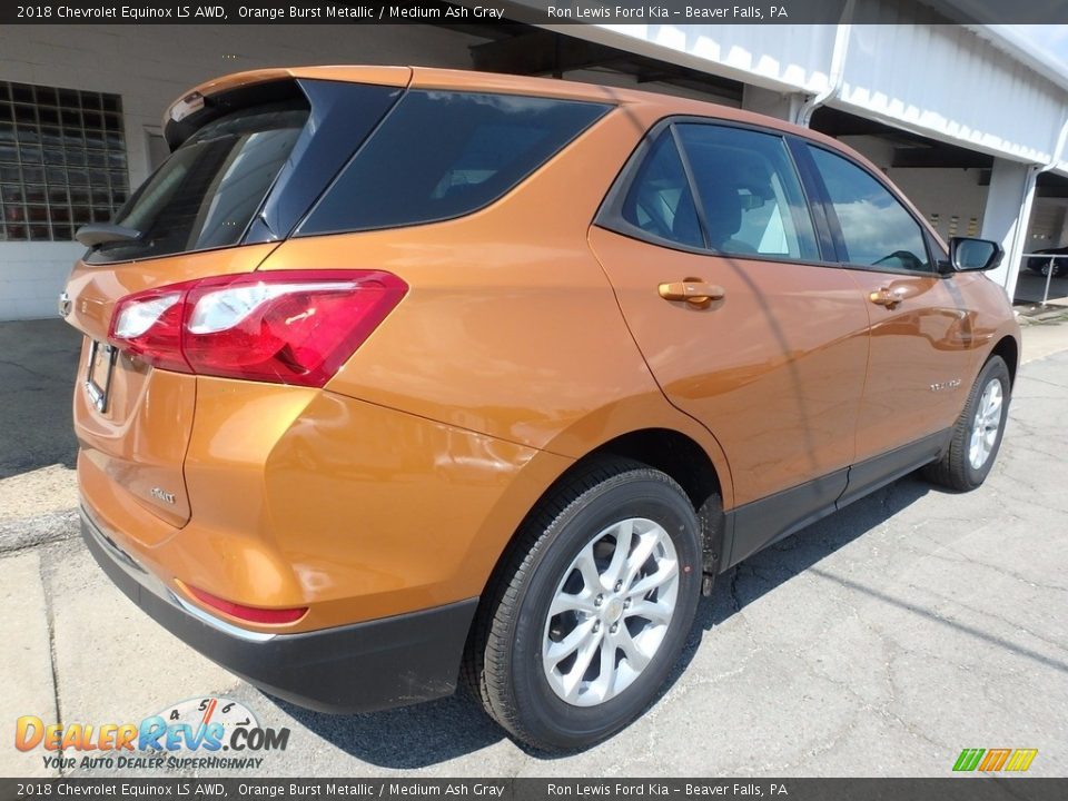 2018 Chevrolet Equinox LS AWD Orange Burst Metallic / Medium Ash Gray Photo #2