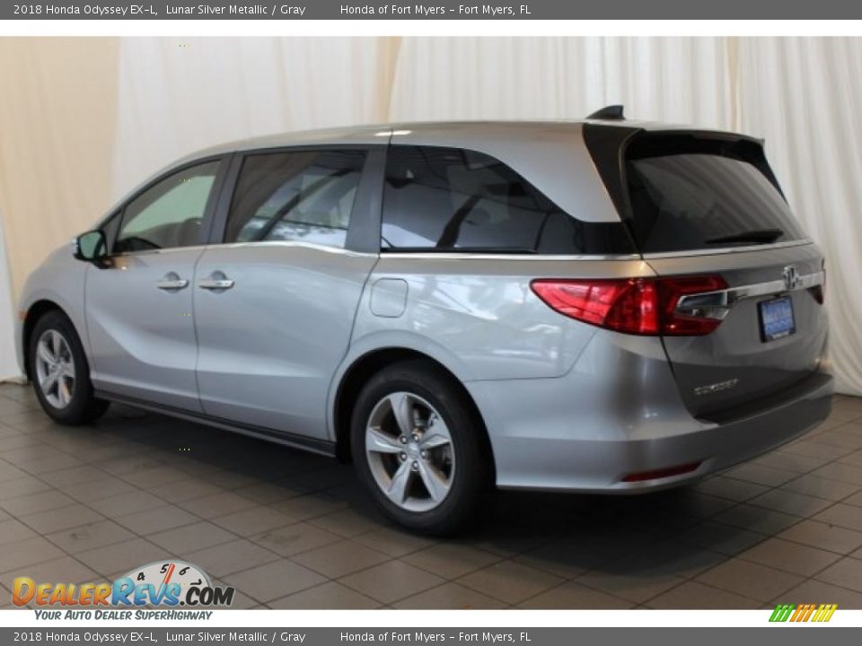 2018 Honda Odyssey EX-L Lunar Silver Metallic / Gray Photo #7
