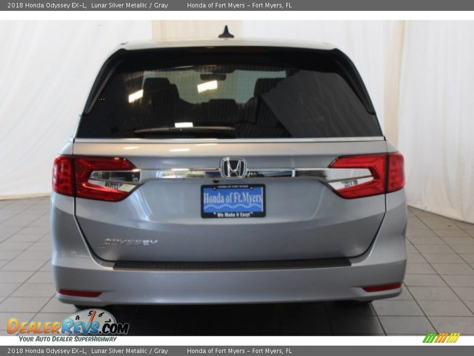 2018 Honda Odyssey EX-L Lunar Silver Metallic / Gray Photo #8