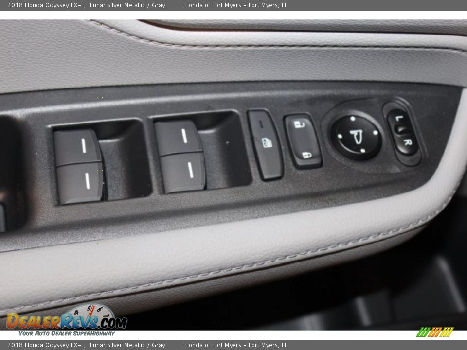 2018 Honda Odyssey EX-L Lunar Silver Metallic / Gray Photo #11